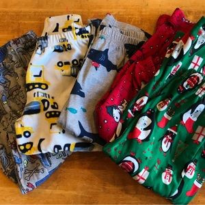 Kids Pajama Pants Bundle of 5